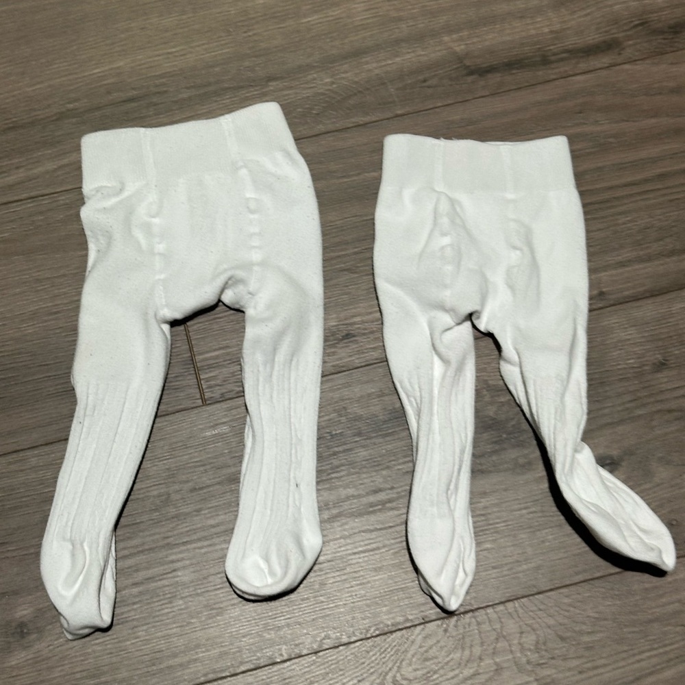 Source Unknown White Baby Tights - Pair - Picture 4 of 6